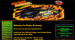 Desktop Screenshot of modocraceway.com